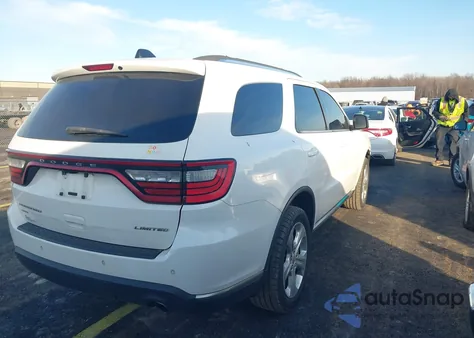 2014 Dodge Durango Limited z USA, uszkodzony, nr VIN 1C4RDJDGXEC524772